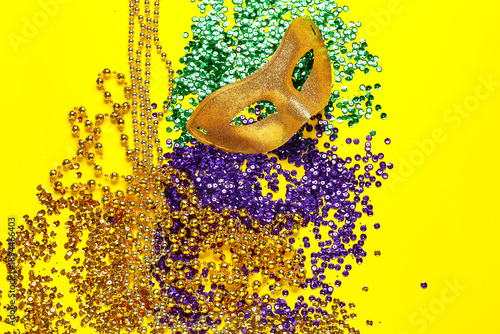 Beautiful carnival mask wit...
