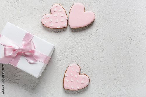 Tasty heart shaped cookies ...