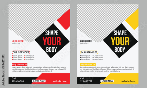 Professional Gym Flyer Design Template