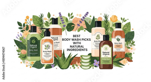 Natural body wash products with herbs and flowers best picks with natural ingredients for skincare routine