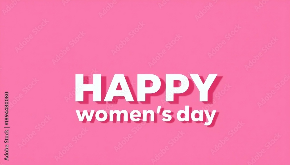 Fototapeta premium Happy women's day