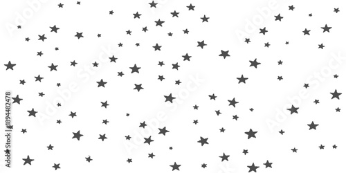 Abstract black faded star pattern background on white vector design