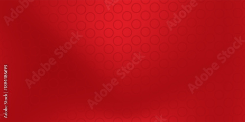 Abstract red gradient background, light and shadow on the backdrop with dimensions, hot tone wall with intense color, horizontal wallpaper. Art and Illustration