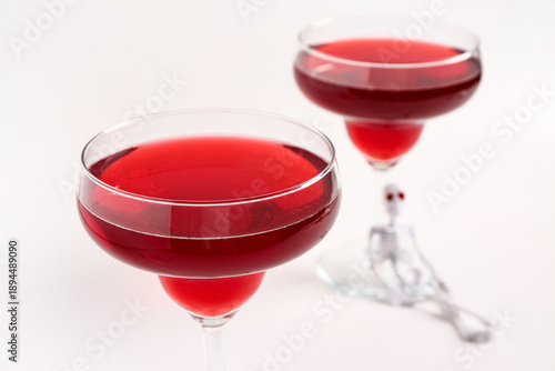 Glasses of delicious cockta...