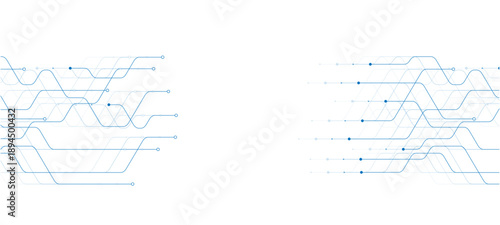 Abstract technology background. White circuit lines and connected dots on dark tech bg. Futuristic electronics concept.circuit board background	business graph with arrow