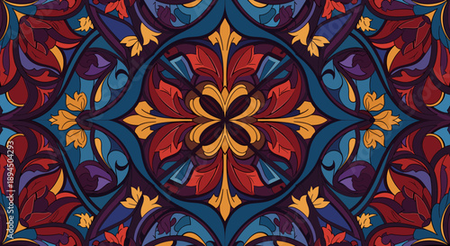 A vibrant, modern floral design evokes creativity and energy, perfect for artistic backgrounds or creative projects.