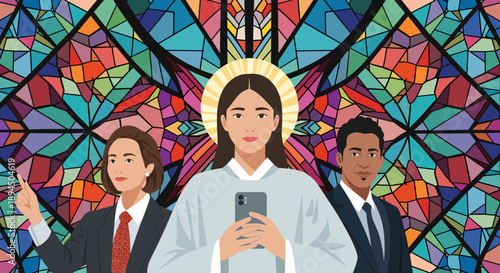 A hand interacts with vibrant mosaic tiles, symbolizing creativity and innovation in modern design projects.