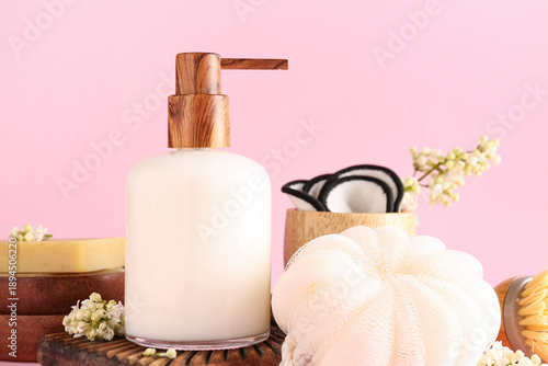 Natural body lotion pump bo...