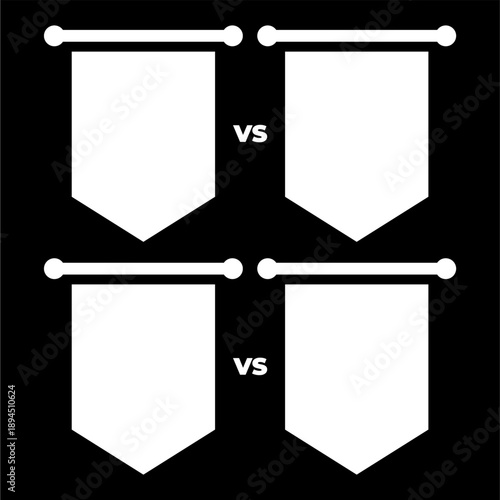 tournament bracket vector design template for design simple sports, esport game, web, standing club