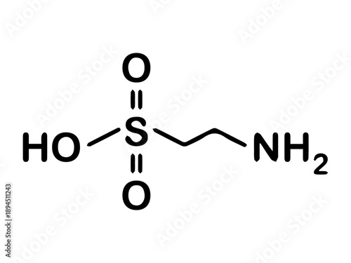 Taurine Chemical Structure