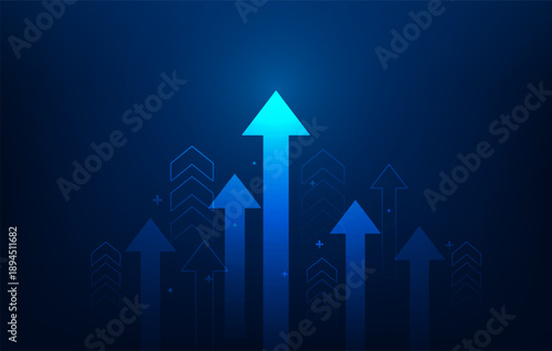 fingerprint cyber security in digital technology blue background. biometrics identification access. Protect cloud data and user verification data. vector illustration fantastic technology.