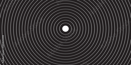 Hypnotic black and white spiral pattern with concentric circles. Perfect for psychedelic, trippy designs.