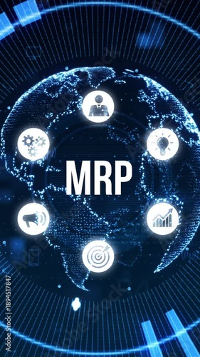 MRP Material Requirement planning Manufacturing Industry Business Process automation.