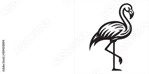 Flamingo SVG , Pink Flamingo Silhouette