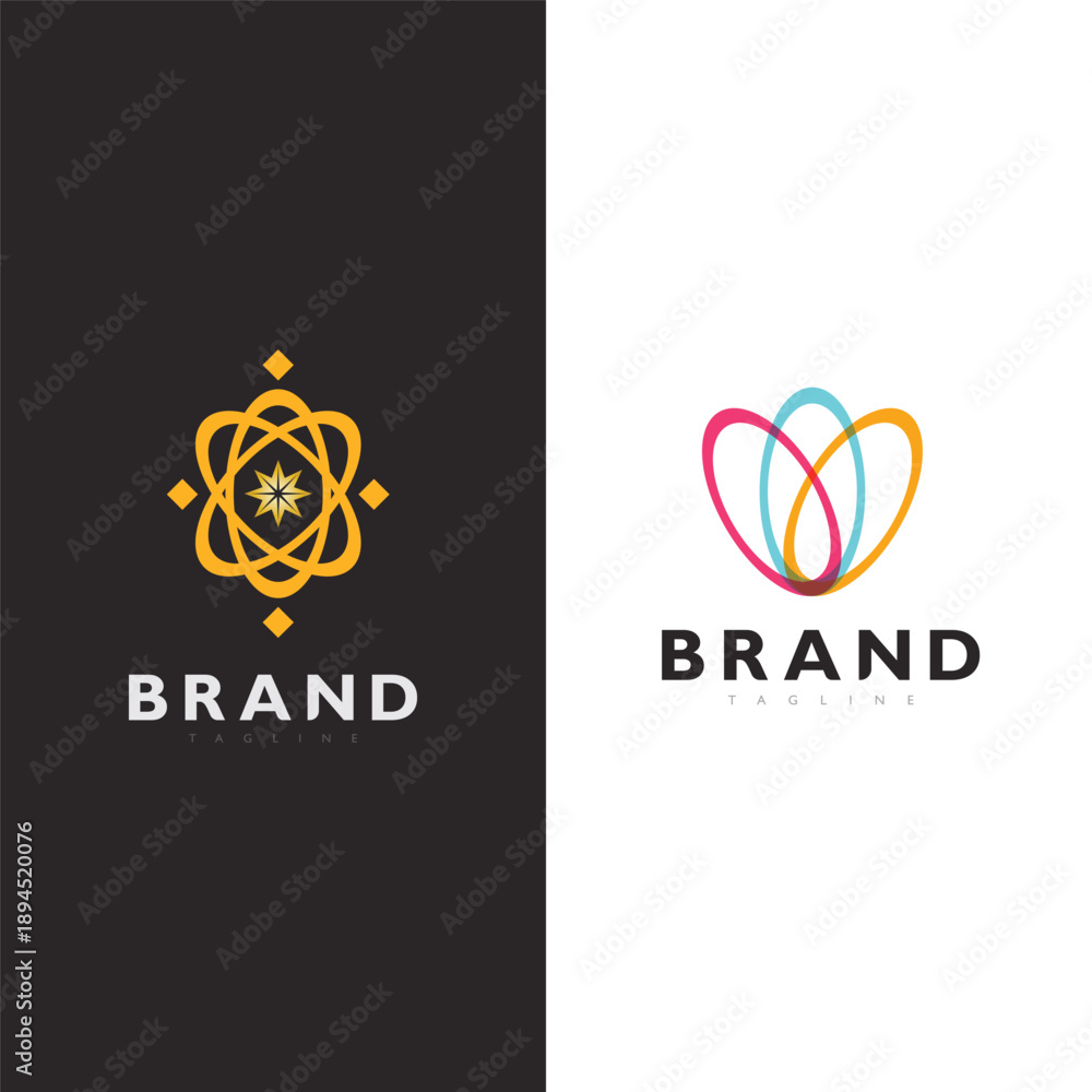 Fototapeta premium Elegant Corporate Business Logo Vector Icon For Professional Branding And Identity Design