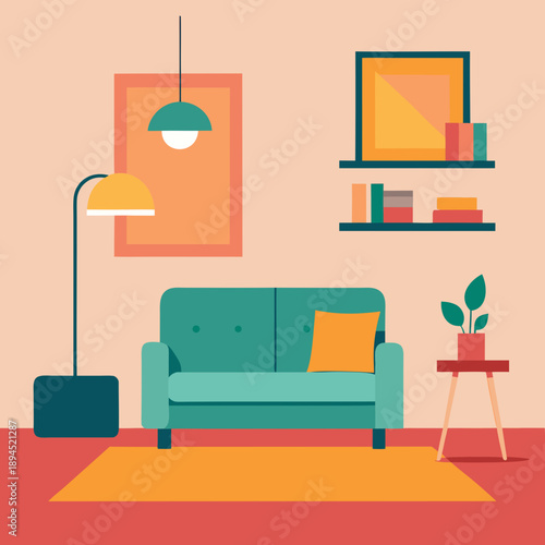 modern living room interior