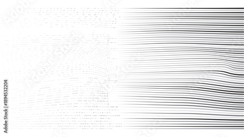 Distorted Data Stream Vector Background