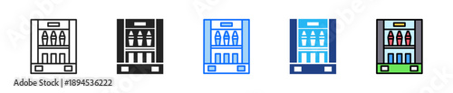 Product Shelving Icon Set Multiple Style Collection