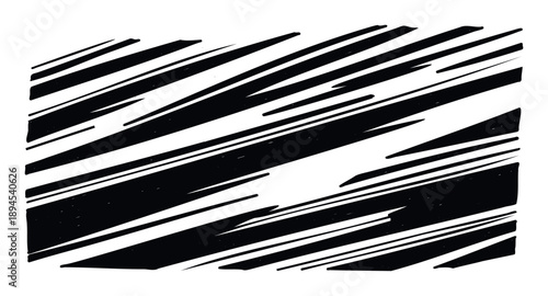 Bold monochrome diagonal brush strokes creating an abstract graphic texture suitable for modern backgrounds, edgy overlays, or contemporary surface designs in various projects