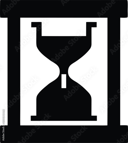 time capsule buried box silhouette vector illustration on transparent background