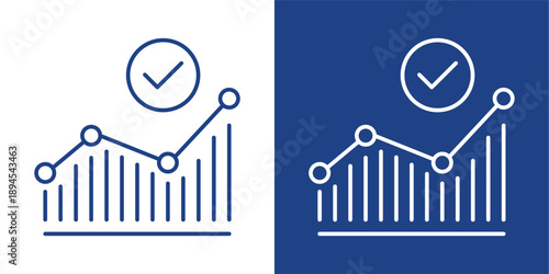 Performance Blue And White Icon Style Collection