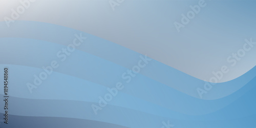 Creative Softness of Blue: Abstract Waves Creating a Sense of Calm and elegant