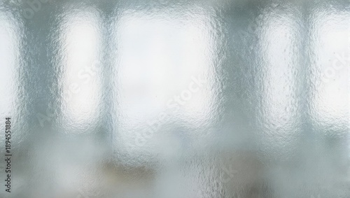 Blurred view through frosted glass