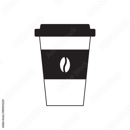 hot cofee icon vector
