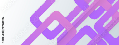 Soft purple and violet geometric overlapping paths creating a modern technological network aesthetic