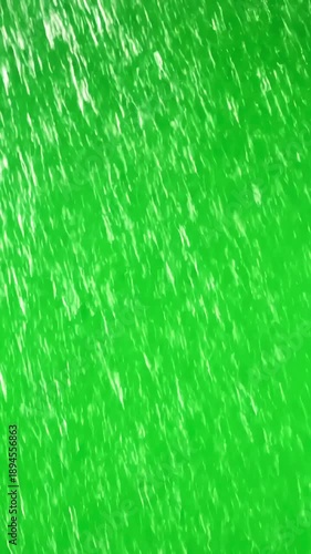 Green Screen rain beautiful nature scene drizzling rainfall beauty overlay fit for compositing rainy day effect chroma key 2 with distortion, overlay, glitch, static noise, scan lines on black