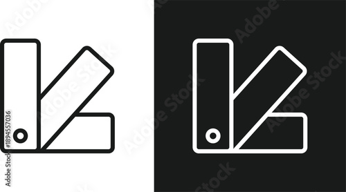 Color Fan Symbols. Creative studio and art icons. Commercial and publishing policy signs. Color swatch fan symbol 
