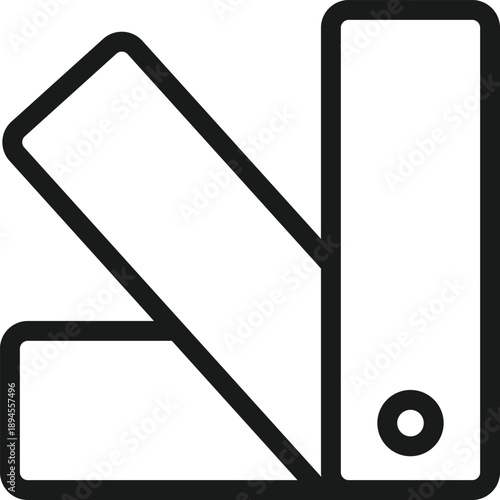 Color Fan Symbols. Creative studio and art icons. Commercial and publishing policy signs. Color swatch fan symbol 
