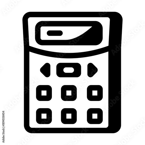 Line style icon depicting a school bell