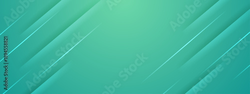 Clean turquoise gradient background featuring subtle diagonal lines and soft shadows for business