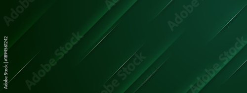 Premium dark green abstract background with sharp glowing diagonal lines and metallic highlights for luxury branding