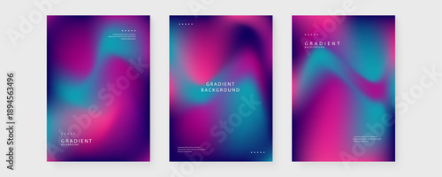 Professional dark abstract background with deep purple and teal mesh gradient for elegant website or print design