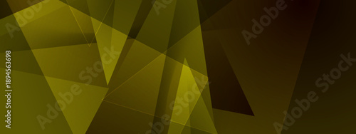 Professional geometric background featuring sharp yellow triangles on a dark moody atmosphere