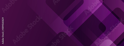 Sophisticated purple abstract background with overlapping transparent geometric square layers and deep violet gradients
