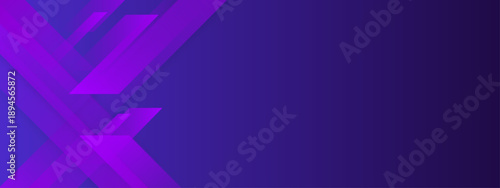 High tech purple abstract background with geometric diagonal stripes and dark violet neon glow effects
