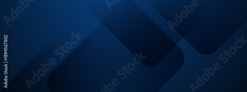 Professional deep blue background featuring sleek overlapping geometric rectangular shapes with subtle gradients for corporate presentations
