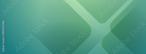 Soft teal and mint green abstract design with light geometric overlaps and smooth transitions for a fresh and clean look