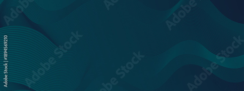 Subtle and sophisticated dark teal background with fine flowing wave lines creating a textured organic motion effect for premium design