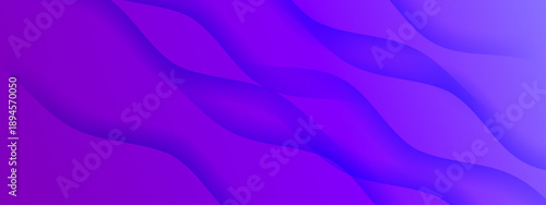 Deep violet and purple background with layered organic wave shapes creating a sense of depth and smooth motion