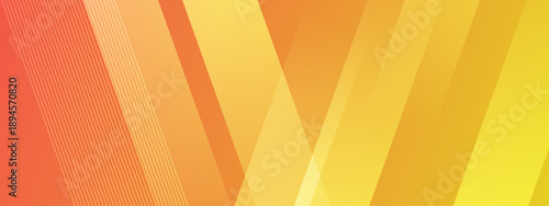 Energetic orange and yellow diagonal layers for autumn or sunny marketing campaign materials
