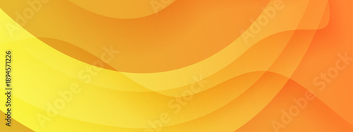 Sunny and energetic yellow orange background featuring smooth flowing waves and warm gradient transitions