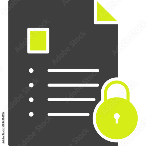 Unique Confidentiality Vector Icon