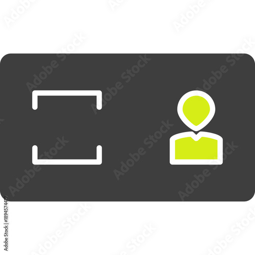 Unique Membership Card Vector Icon