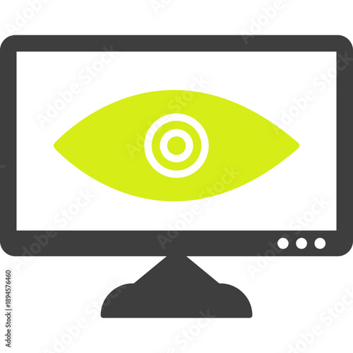 Unique Web Visibility Vector Icon