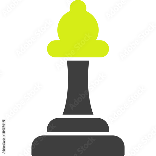 Unique Bishop Vector Icon