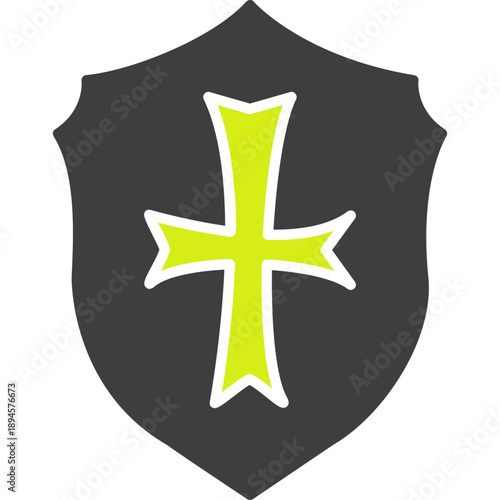 Unique Sheild Vector Icon